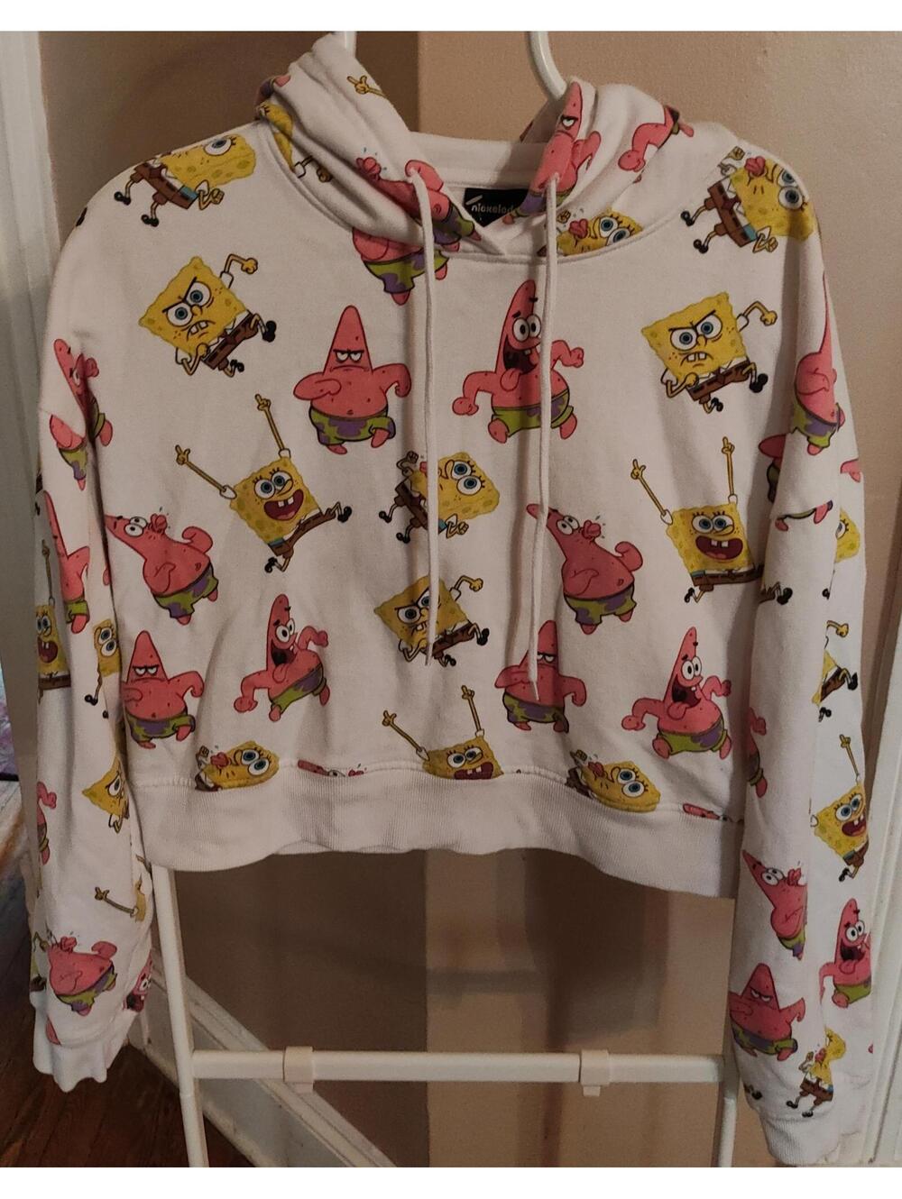 SpongeBob AOP youth L hoodie Nickelodeon - EUC